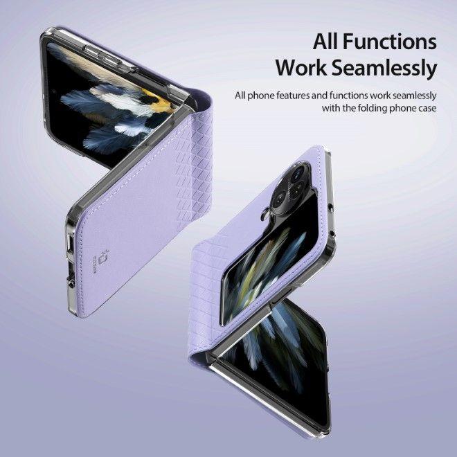 Image du produit Dux Ducis Bril Series Housse en cuir (Oppo Find N3 Flip)