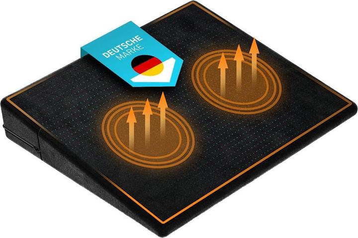 Produktbild Flipline Keilkissen mit Samtbezug – Antirutschbezug, Material (37 x 33 cm)