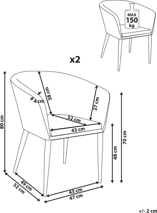 Produktbild Beliani Curgos