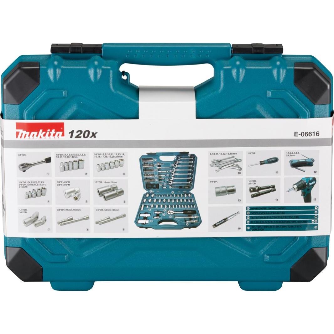 Thumbnail - Makita, Werkzeugkoffer, Werkzeug-Set (120 Teile)