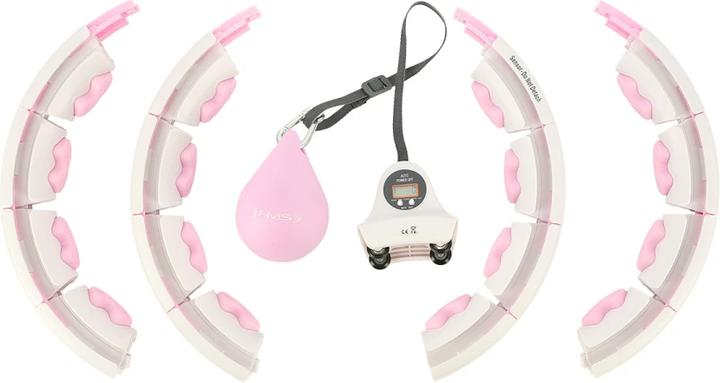 Image du produit HMS HHW06 Rose HULA HOOP AVEC POIDS + BOUTEILLES (40 cm, 400 g)
