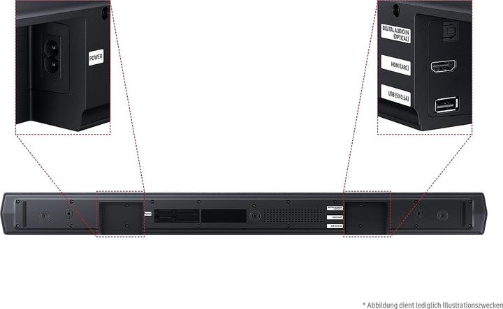 Productafbeelding Samsung B-Series Soundbar HW-B460GF 2.1-Kanal (300 W, 2.1 kanalen)
