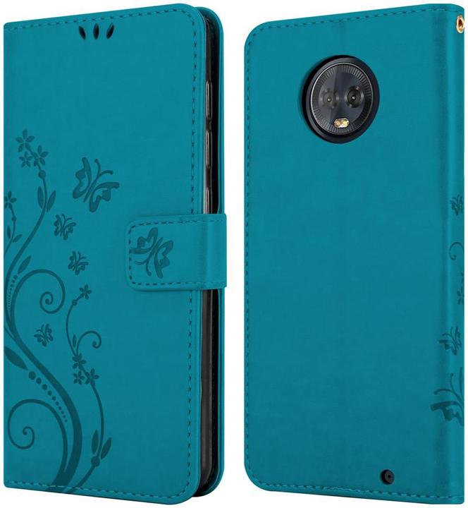 Produktbild Cadorabo Flower Book Cover (Motorola Moto G6 Plus)