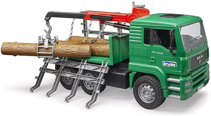 Actual product image Bruder Man timber transport truck with loading crane