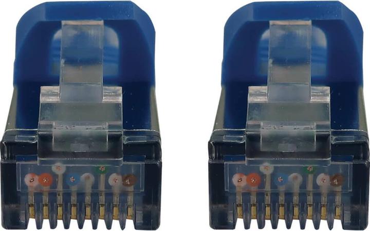 Produktbild Eaton Cat6a 10G Snagless Shielded Slim STP Ethernet Cable RJ45m/M PoE Blue 1 ft. 0.3m (S/UTP, CAT6a, 0.30 m)