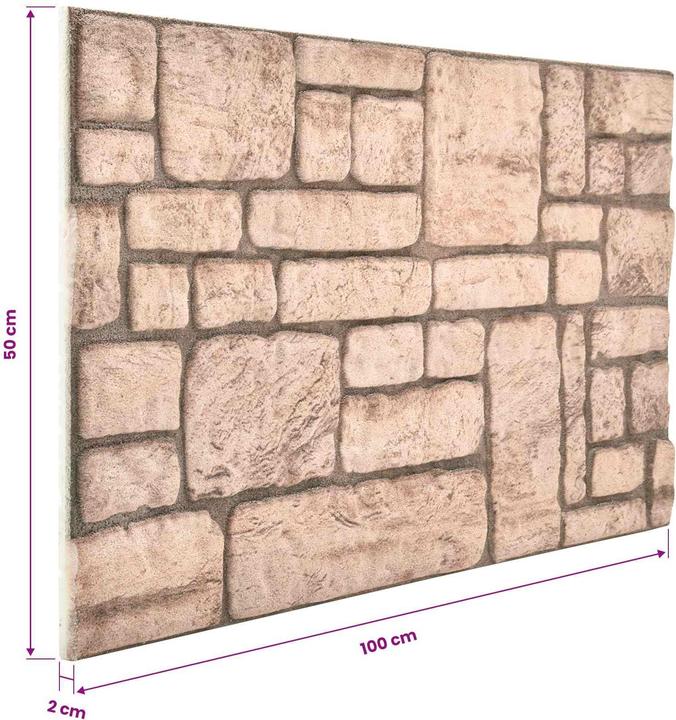 Produktbild vidaXL 3D Wandpaneele