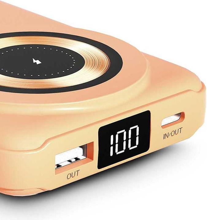 Image du produit Urban Factory WIFI MAGNEE POWERBANK 10.000MAH APRICO (10000 mAh, 15 W)