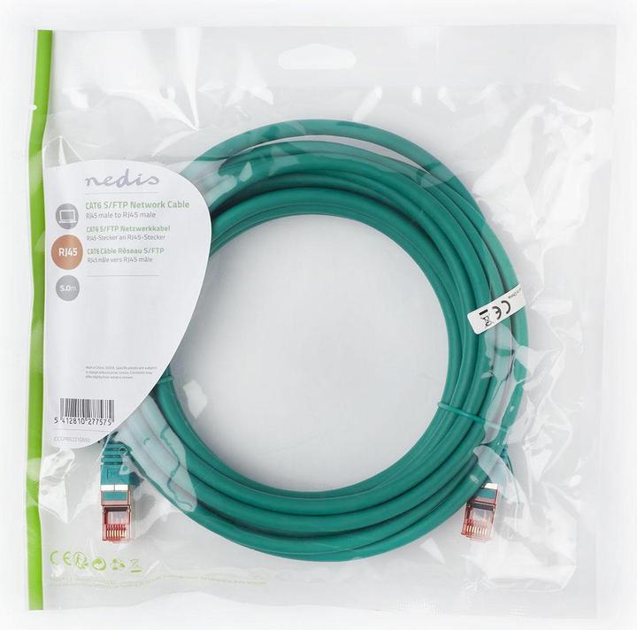 Actual product image Nedis Network cable CAT6 S/FTP RJ4 5 male - RJ45 male 5. (S/FTP, CAT6, 5 m)