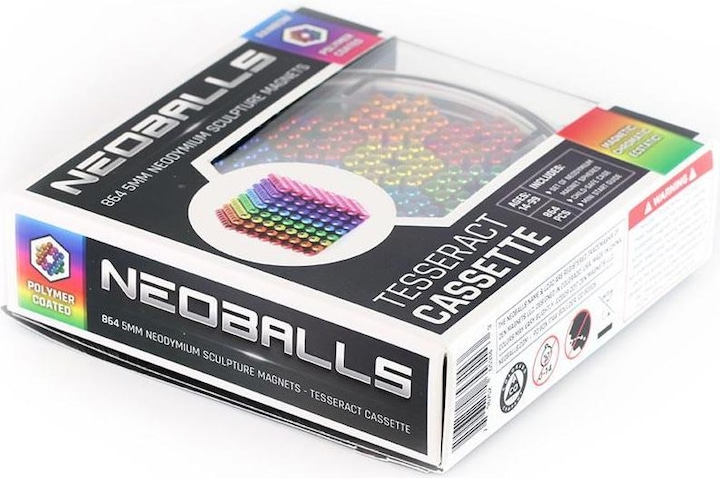 Immagine prodotto Neoballs Sfere magnetiche arcobaleno – Tesseract Cassette