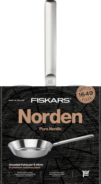 Produktbild Fiskars Norden Grill kepimo indas 30cm (24 cm, Bratpfanne, Stahl)