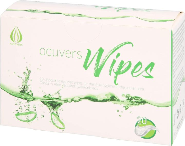 Image du produit Innomedis Ocuvers Wipes Reinigungstücher Btl 20 Stk (Stick soin des yeux, 683.10 ml, Jour + nuit)