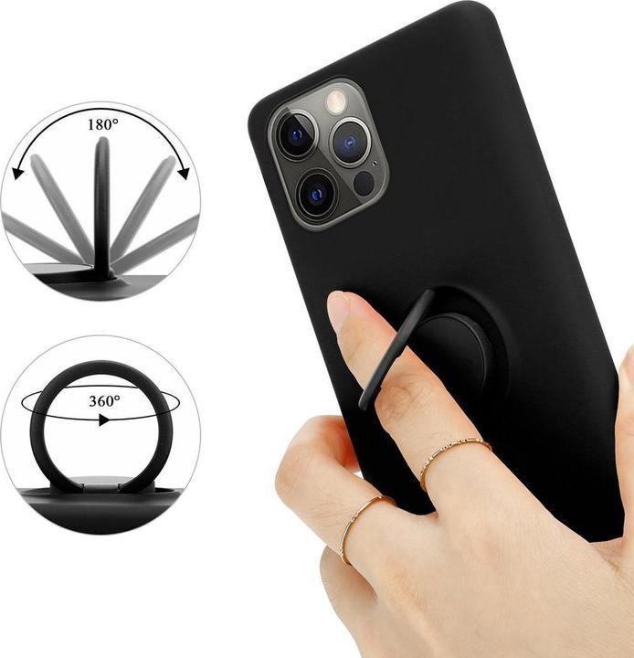 Image du produit Cadorabo TPU Liquid Ring Silicone Case Cover (Apple iPhone 12 Pro Max)