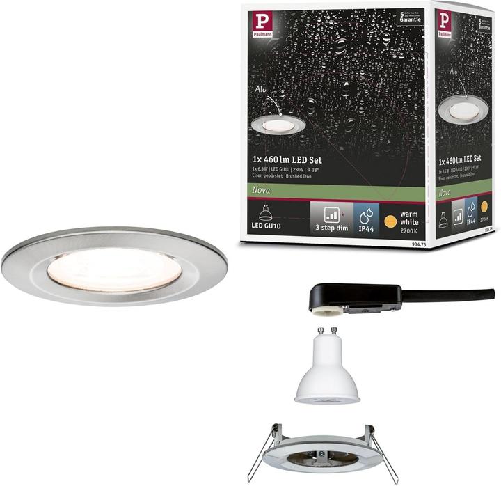 Produktbild Paulmann Einbauleuchte Nova Set (460 lm, GU10)