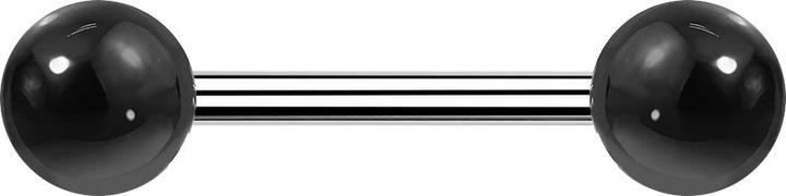 Immagine prodotto Star Piercing Barbell con due sfere di pietra d'agata (senza ottone, Mnerale, Acciaio chirurgico 316L)