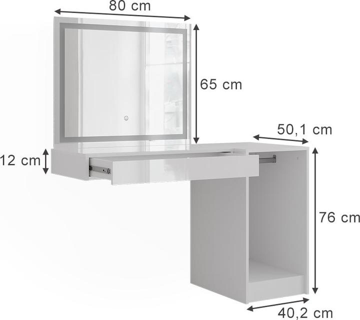 Produktbild Vicco Sherry (120 x 50.10 x 76 cm)
