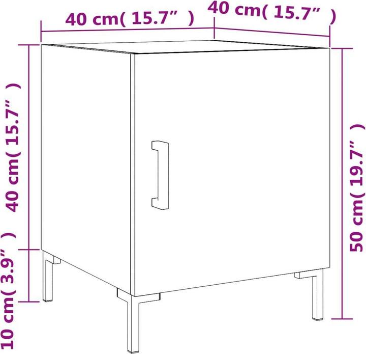 Immagine prodotto vidaXL Cole (40 x 40 x 50 cm)
