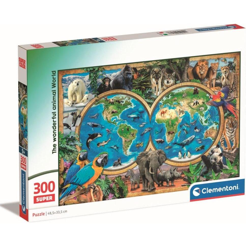 Clementoni Puzzle Animal World Teilen (300 Teile)