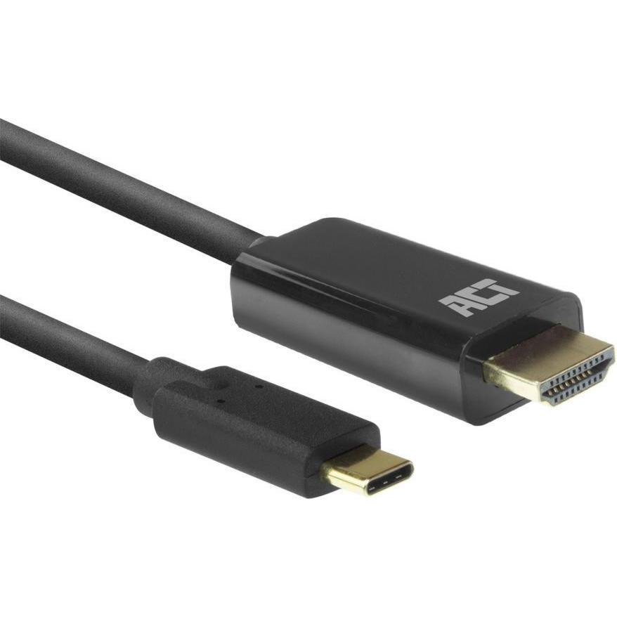 ACT USB C — HDMI (Typ A) (2 m, HDMI), Video Kabel