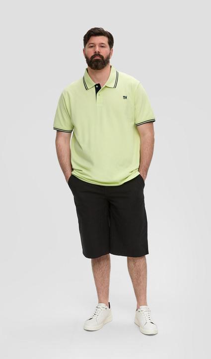 Produktbild S.Oliver Polo-Shirt Poloshirt aus Baumwolle mit Logo-Detail (XXL)