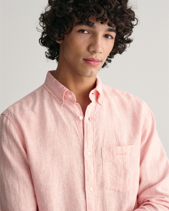 Produktbild GANT gestreiftes hemd reg linen (XL)