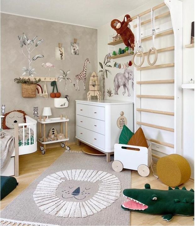 Produktbild Fitwood TAIMI Sprossenwand, Weiss / Birke