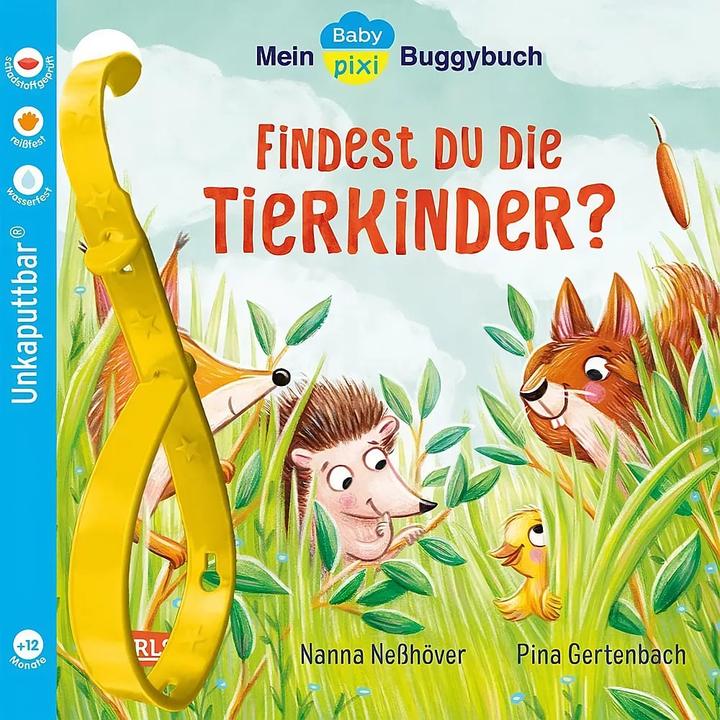 Baby-Pixi: Findest du die Tierkinder? (Deutsch)