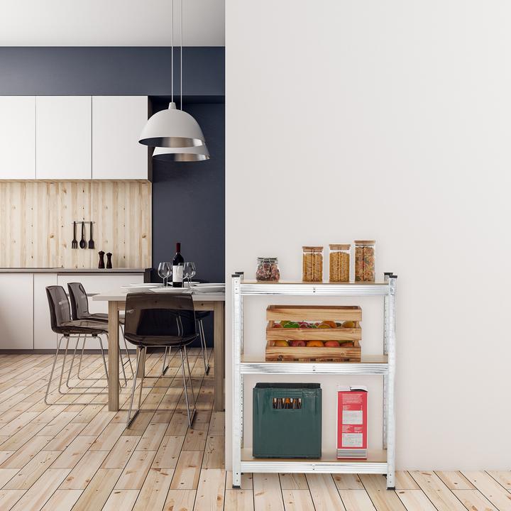 Actual product image Relaxdays 2x heavy duty shelving