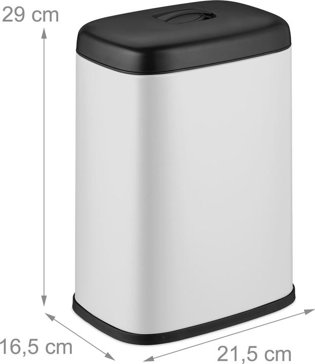Actual product image Relaxdays waste bin (5 l)