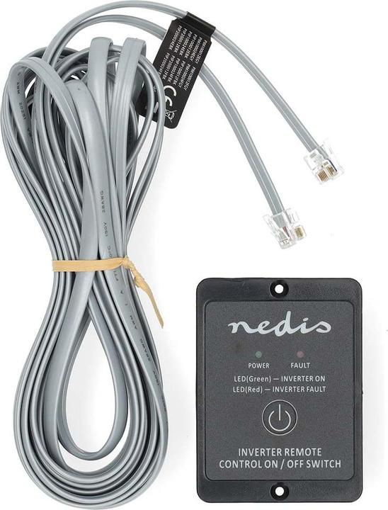 Produktbild Nedis Power Inverter-Fernbedienung - 6.00 m - RJ12 - Schwarz