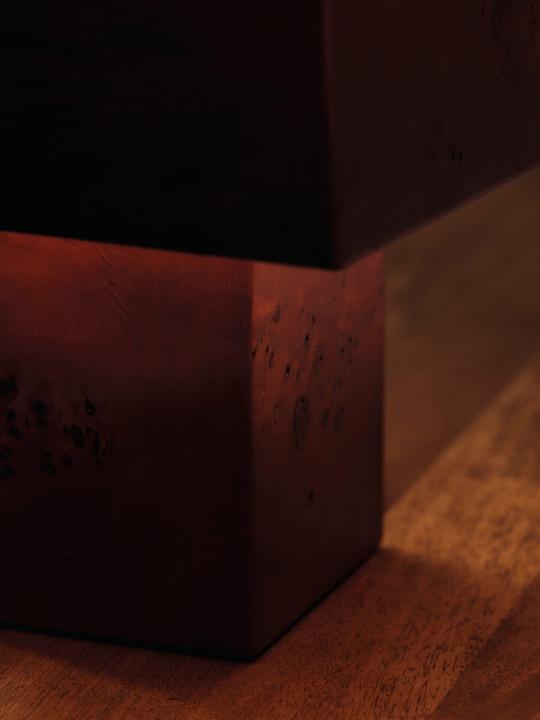 Productafbeelding Ferm Living Burl Table Lamp - Dark Stained Burl (E27)