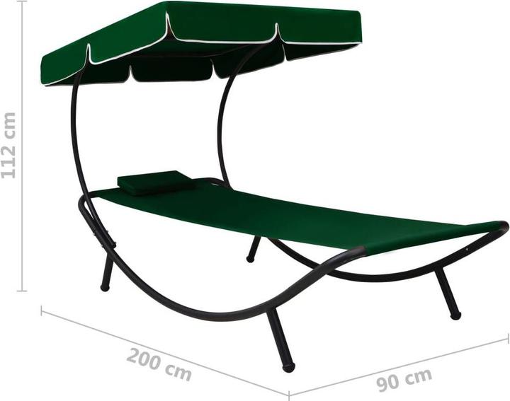 Produktbild vidaXL Sonnenliege (200 cm)