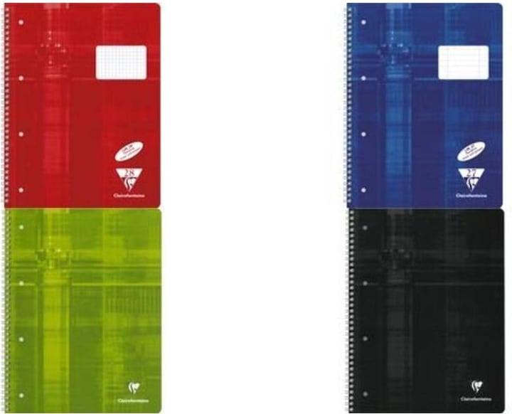 Actual product image Clairefontaine College notebook (A4, Plain, No binding)