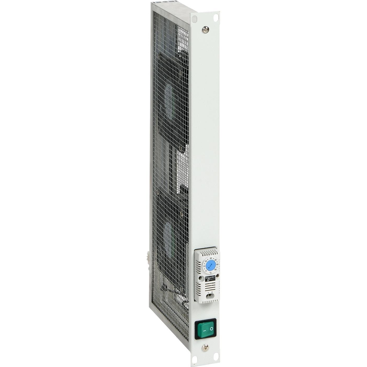 Thumbnail - Schneider Electric Schneider 19z NSYAVD1U312TMischeinschub+th 1U D200 312m/h 34W, Serverschrank Zubehör, Grau