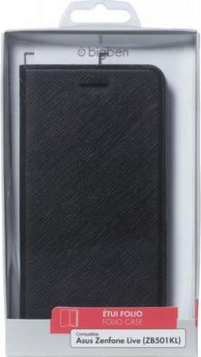 Produktbild Bigben Hülle für Asus Zenfone Live ZB501KL Folio mit Kartenhalter und Video-Halterung (Asus Zenfone Live)