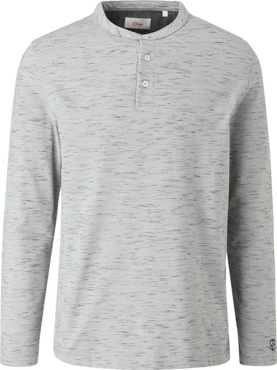 Produktbild s.Oliver T-Shirt Langarmshirt mit Henleyausschnitt (XL)