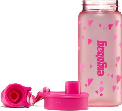 Actual product image Ergobag Drinking Bottle Titanium Hearts (0.55 l)