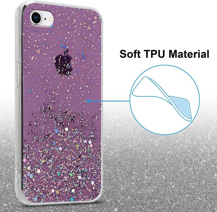 Immagine prodotto Cadorabo Copertura in TPU scintillante (Apple iPhone 7, Apple iPhone SE (seconda generazione))