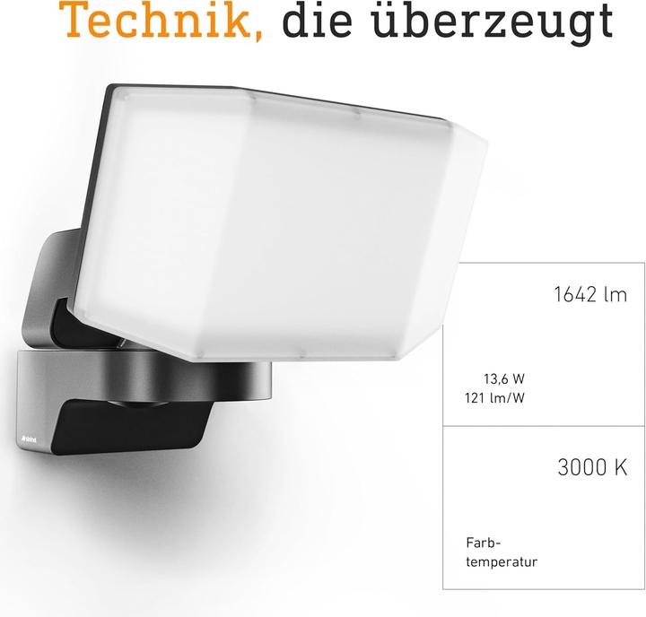 Produktbild Steinel LED STRAHLER XLED PROTECT ANT 090029 Aussenstrahler EEK E A - G (1694 lm, IP44)