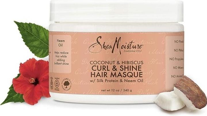 Immagine prodotto Shea Moisture Maschera per capelli Cocco e Ibisco Curl (340 g) (1200 ml)