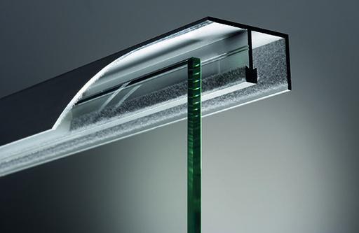 Vitris Sliding door fittings SUPRA, Inslide for glass showcases