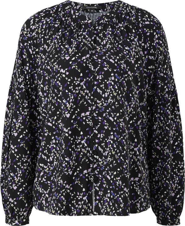Image du produit Comma Bluse Viskosebluse mit abstraktem Muster (44)
