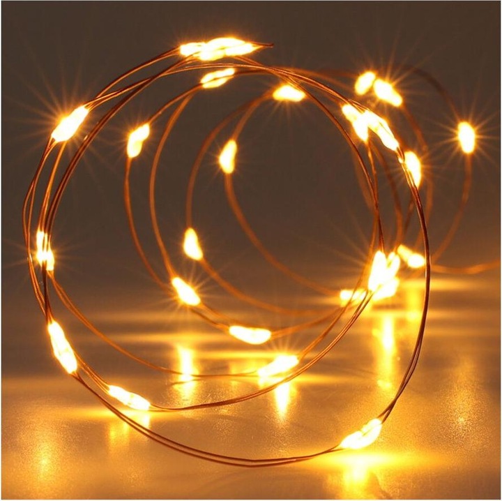 Actual product image Fs-Star LED fairy lights micro LED 80 warm-white copper wire (3.95 m)