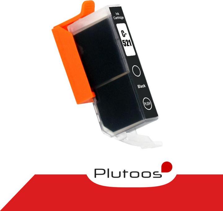 Produktbild Plutoos Canon CLI-521 BK Patrone XXL kompatibel, Photoblack (PBK)