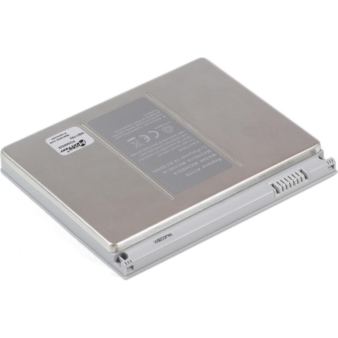 CoreParts MBI1762 Notebook-Akku für Apple (6 Zellen, 5600 mAh), Notebook Akku, Silber