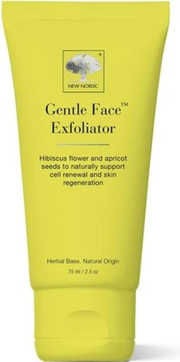 Actual product image New Nordic Gentle Face Exfoliator with Hibiscus Flowers and Apricot Seeds (Cleansing scrub)