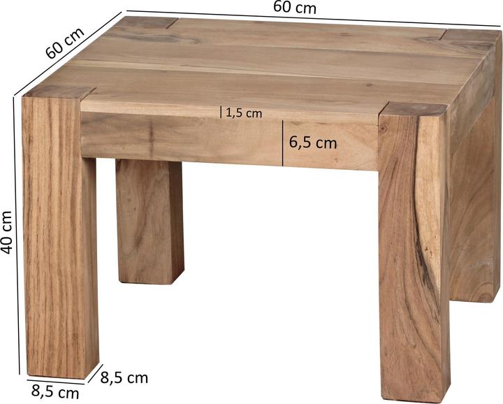 Actual product image Wohnling Mumbai (60 x 60 x 40 cm)