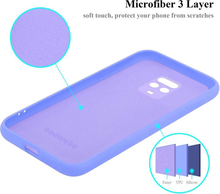 Actual product image Cadorabo Coque pour Xiaomi RedMi NOTE 9 PRO / NOTE 9S TPU Liquid Silicone Case (Xiaomi Redmi Note 9 Pro, Xiaomi Redmi Note 9S)