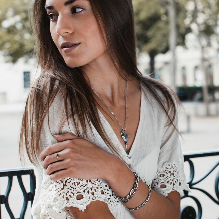 Immagine prodotto Bijouteria Bracciale (18 cm, Acciaio inossidabile)