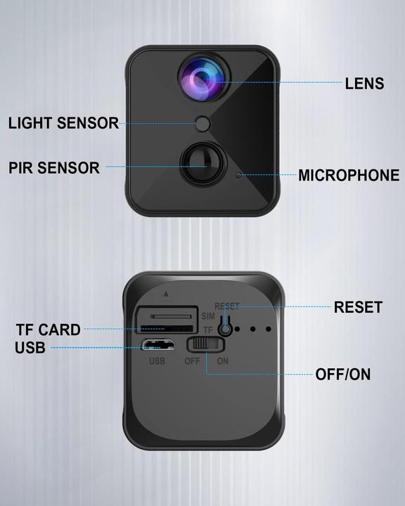 Actual product image Javiscam Mini surveillance camera (1920 x 1080 Pixels)