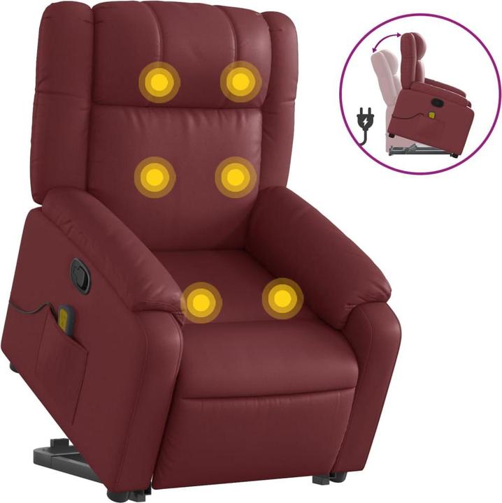 Image du produit vidaXL Massagesessel mit Aufstehhilfe